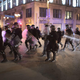 Police respond to protests against the acquittal of former St. Louis police officer Jason Stockley on September 17, 2017 in St. Louis, Missouri.